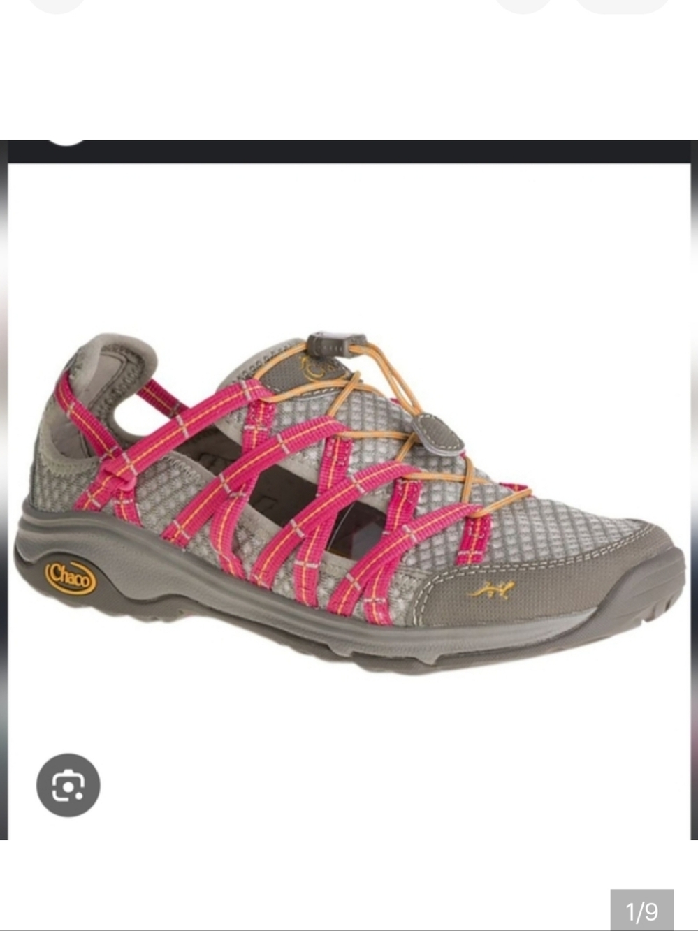 Chaco Water Shoes Outcross Evo Pink Gray Size 10